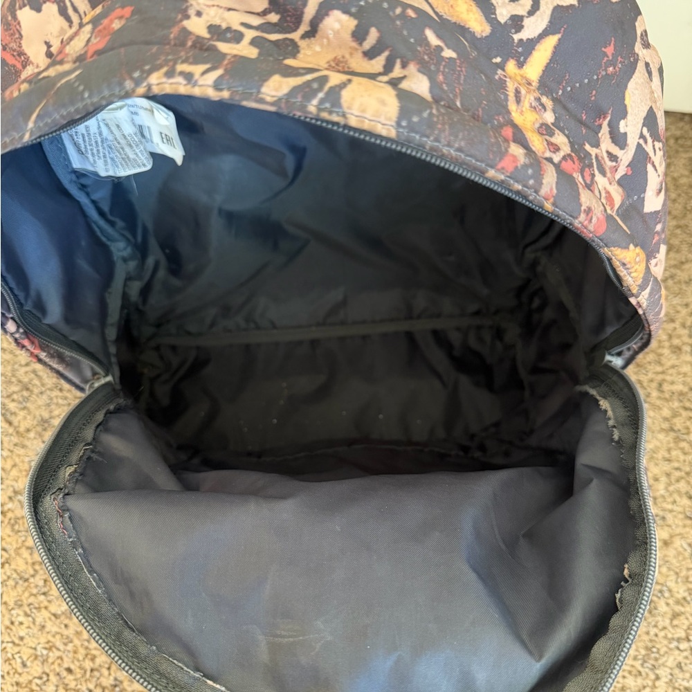 Roxy Multicolor Leaf Print Backpack - image 2